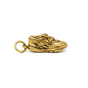 Yellow Gold  Track  Shoe Charm